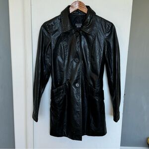 Vintage Size 4 Leather Blazer